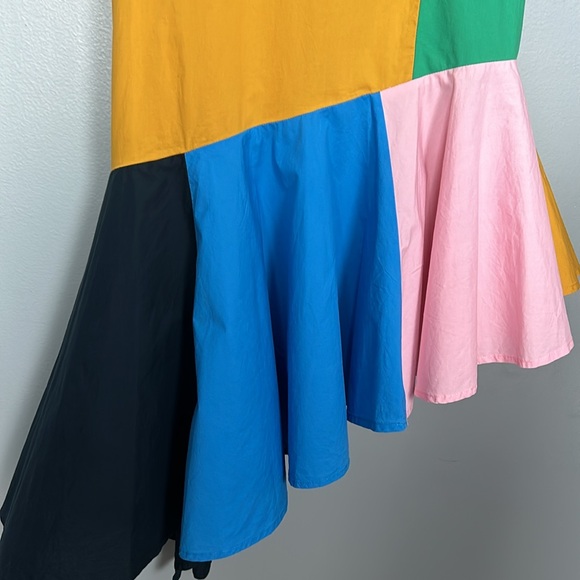 English Factory Midi Colorblock Dress Sz small- gently used - Picture 8 of 16